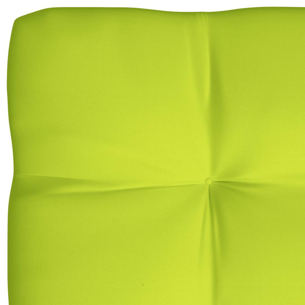 vidaXL Pallet Sofa Cushion Bright Green 47.2"x31.5"x3.9". Picture 4