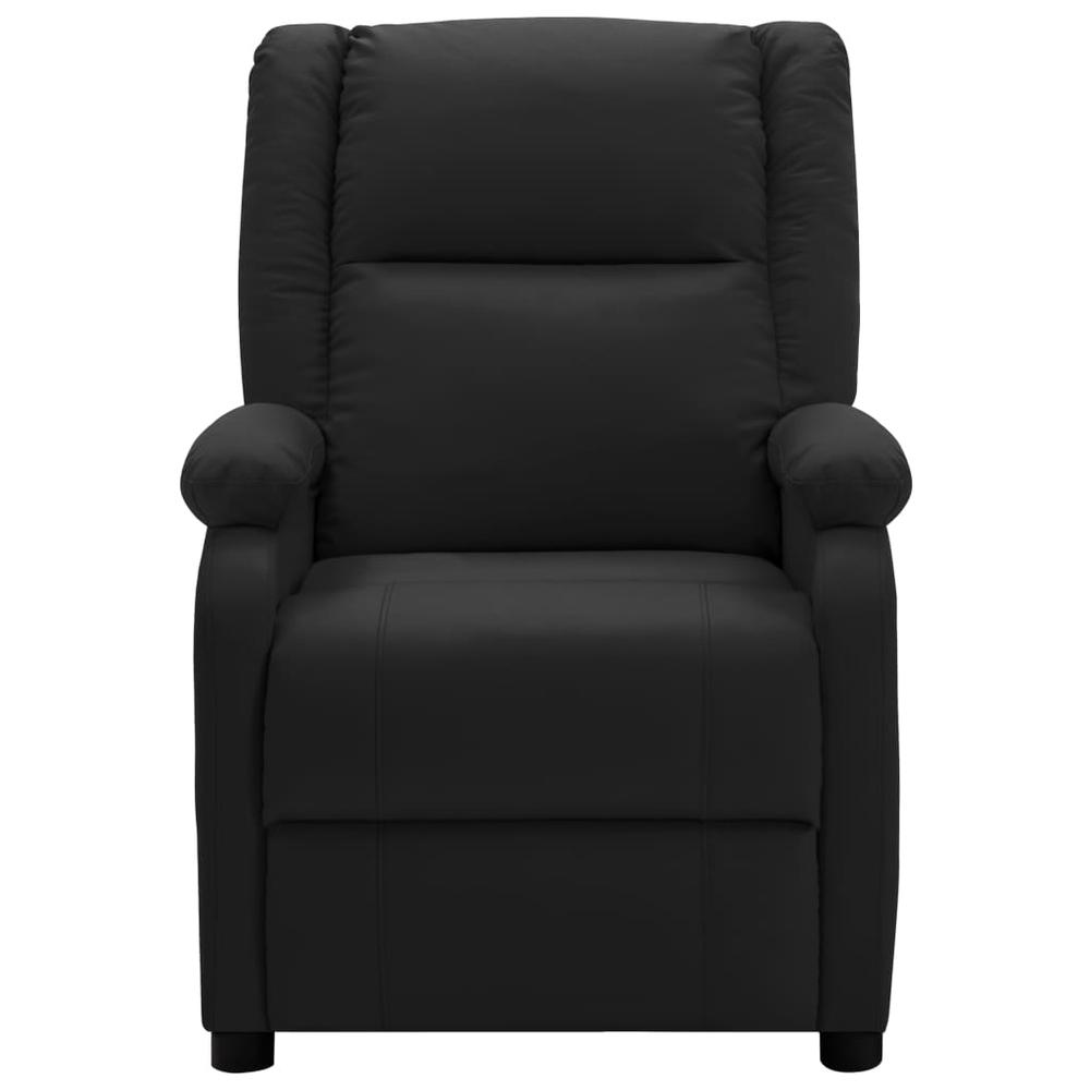 vidaXL Massage Chair Black Faux Leather. Picture 2