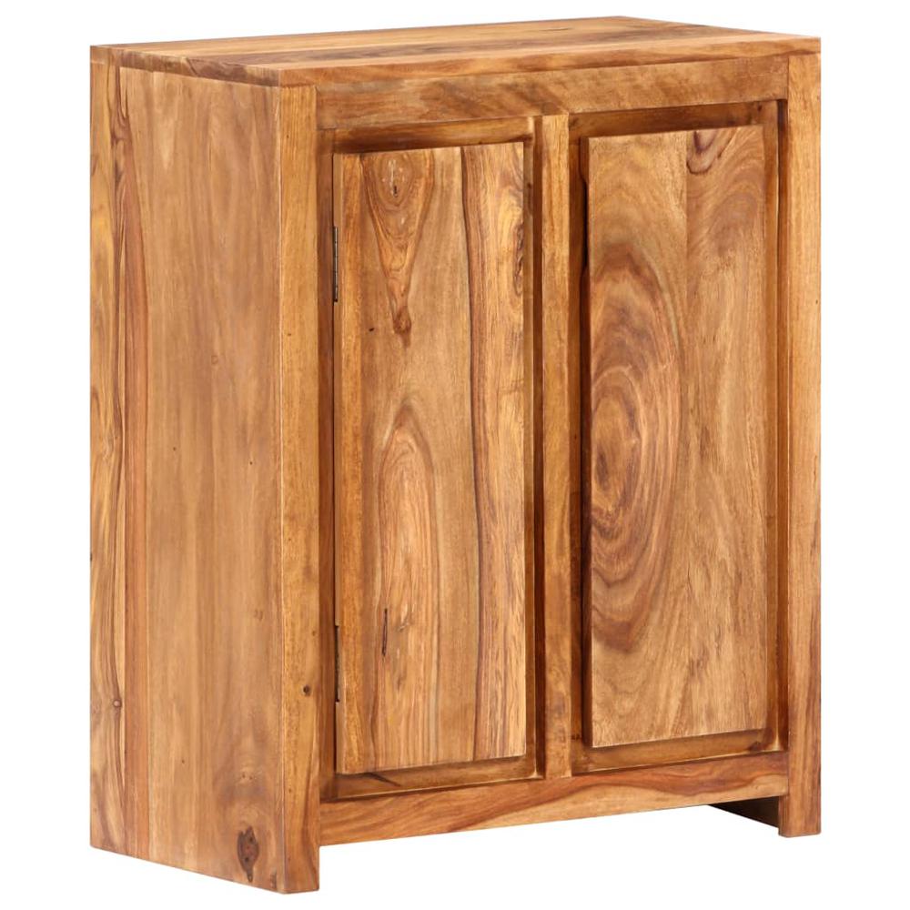 vidaXL Sideboard 23.6"x13"x29.5" Solid Wood Acacia. Picture 1