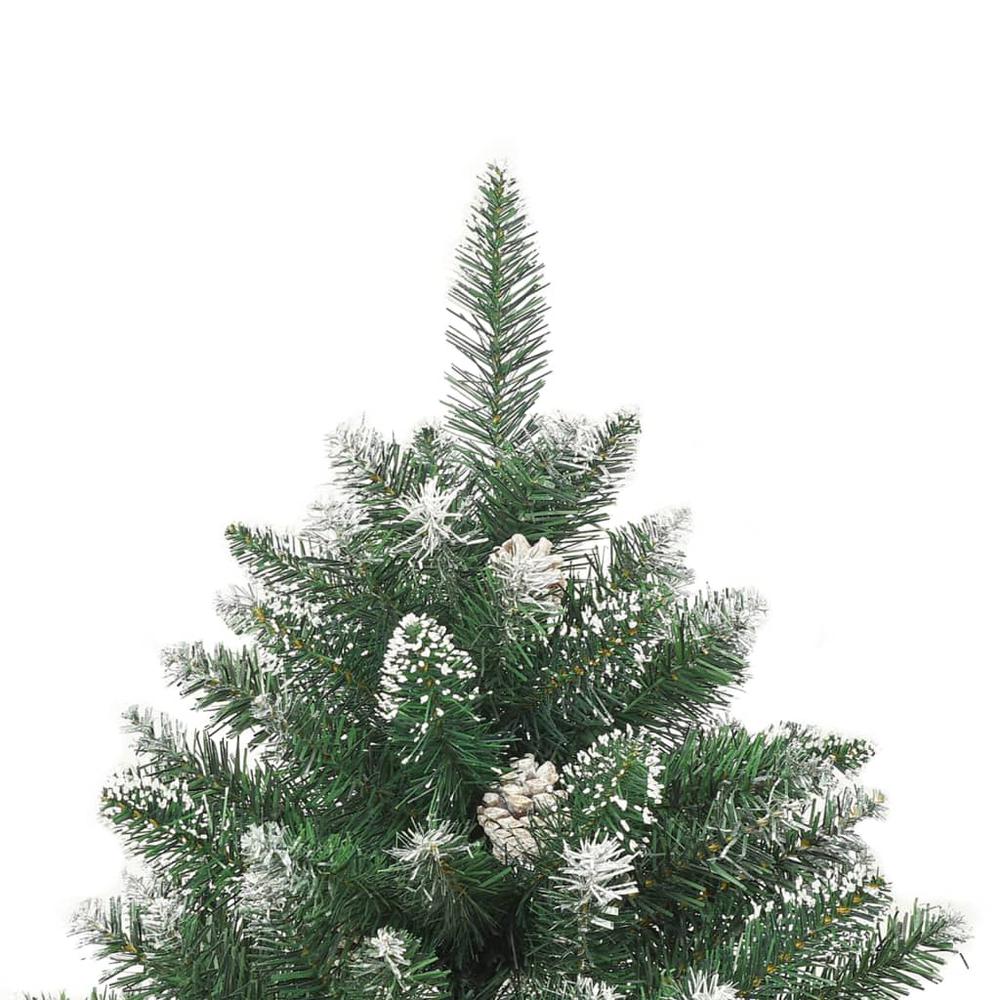 vidaXL Artificial Christmas Tree with Stand 70.9" PVC. Picture 4