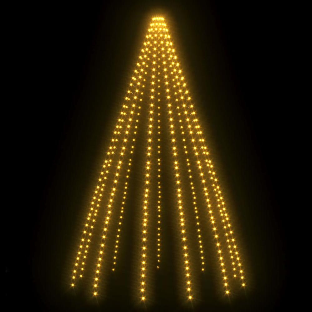 vidaXL Christmas Tree Net Lights with 500 LEDs 196.9". Picture 4