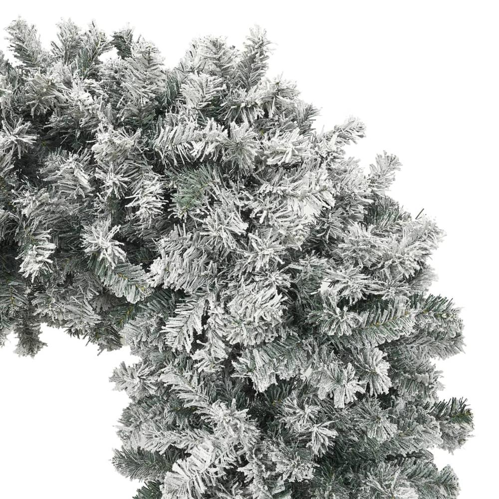 vidaXL Christmas Tree Arch with Flocked Snow 94.5". Picture 4