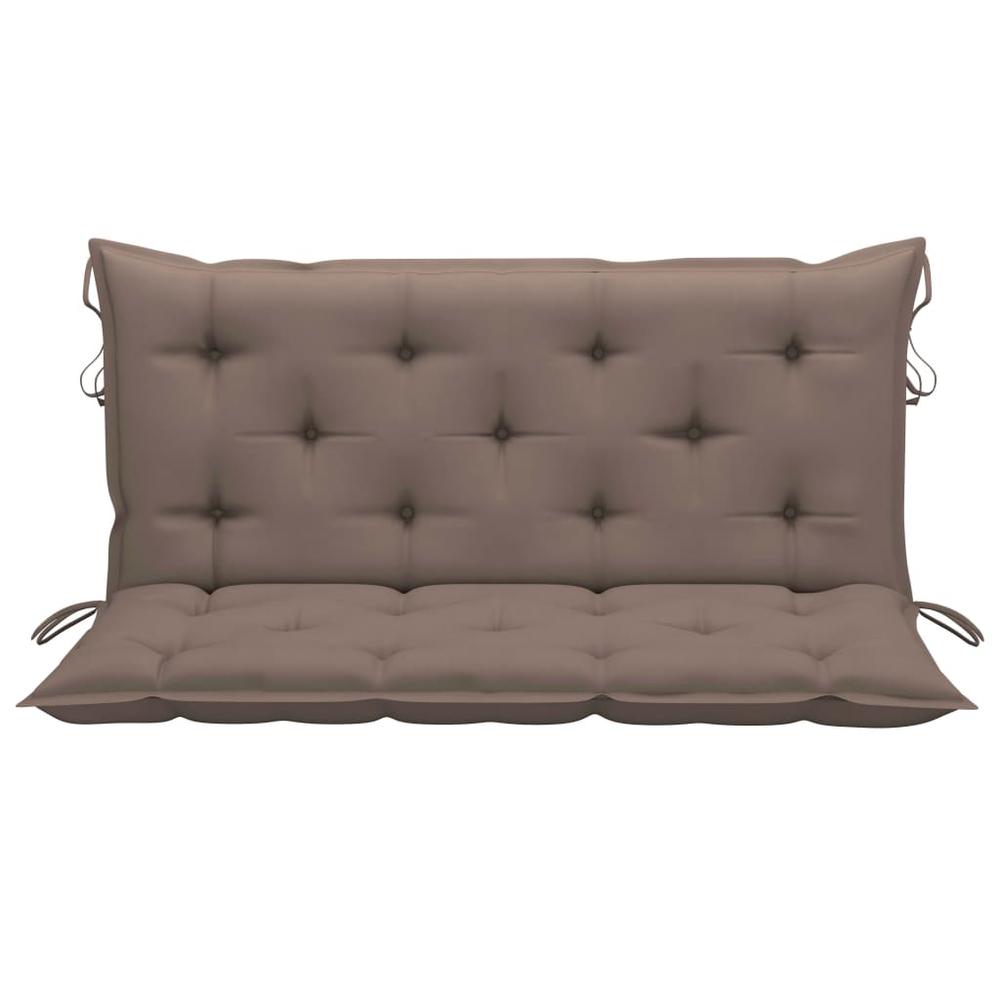 vidaXL Cushion for Swing Chair Taupe 47.2" Fabric. Picture 3