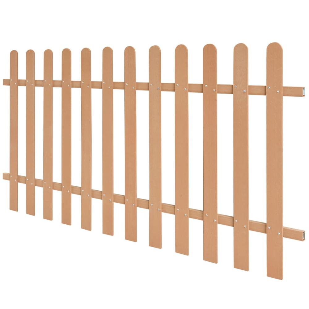 vidaXL Picket Fence WPC 78.7"x39.4", 42824. Picture 2