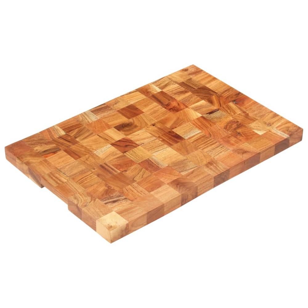 vidaXL Chopping Board 23.6"x15.7"x1.5" Solid Acacia Wood. Picture 12