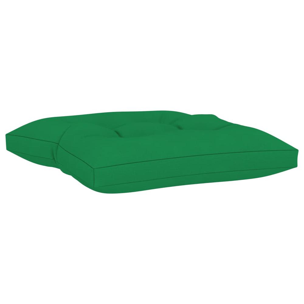 vidaXL Pallet Ottoman Cushion Green Fabric. Picture 2