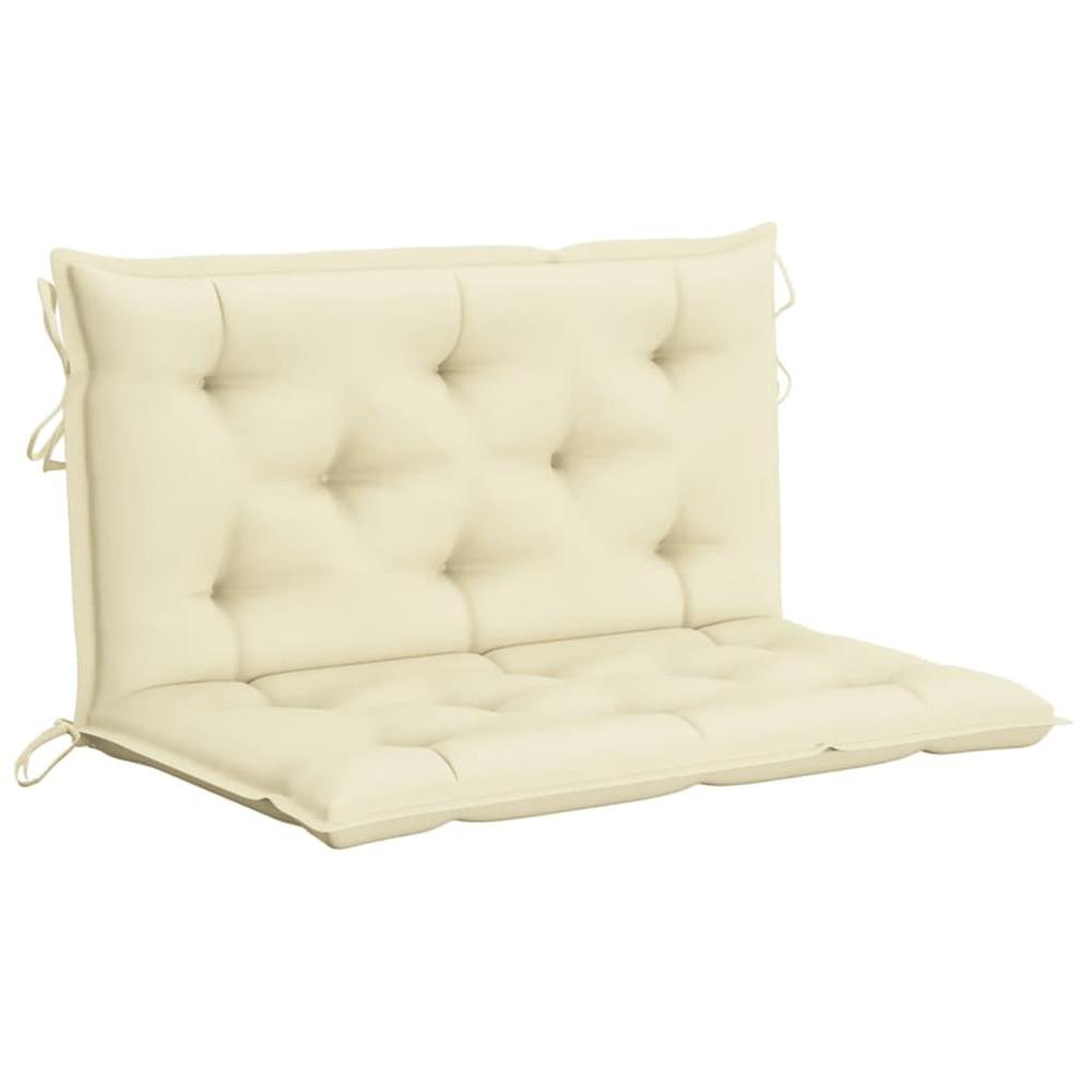 vidaXL Cushion for Swing Chair Cream White 39.4" Fabric. Picture 2