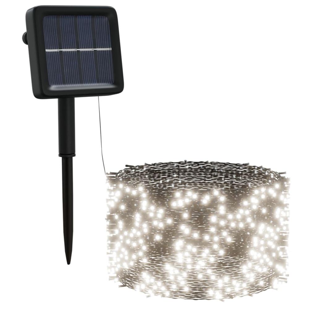 vidaXL Solar Fairy Lights 5 pcs 5x200 LED Cold White Indoor Outdoor. Picture 3