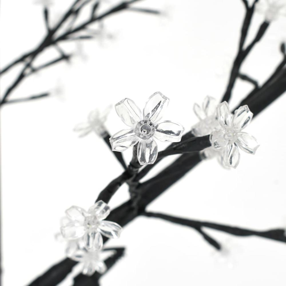 vidaXL Christmas Tree 120 LEDs Warm White Light Cherry Blossom 59.1". Picture 4