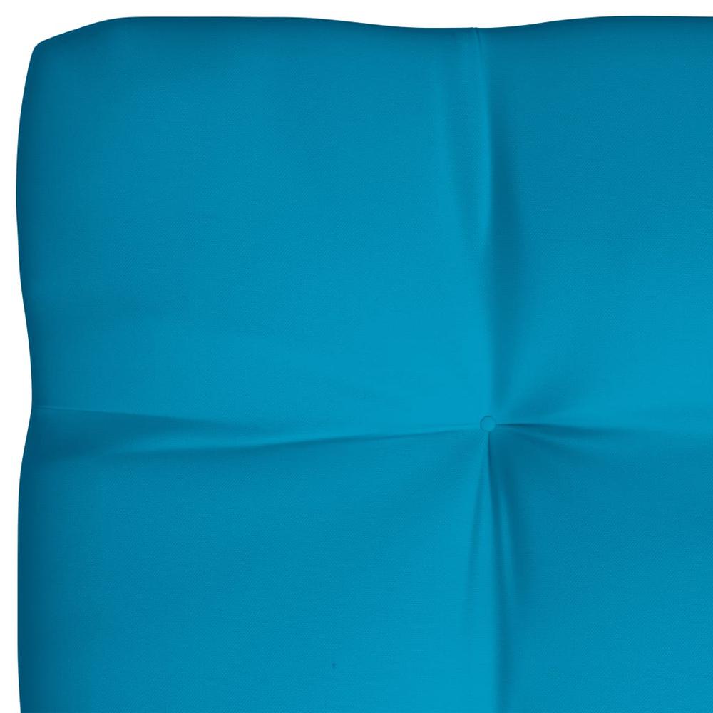vidaXL Pallet Sofa Cushion Blue 47.2"x31.5"x3.9". Picture 4