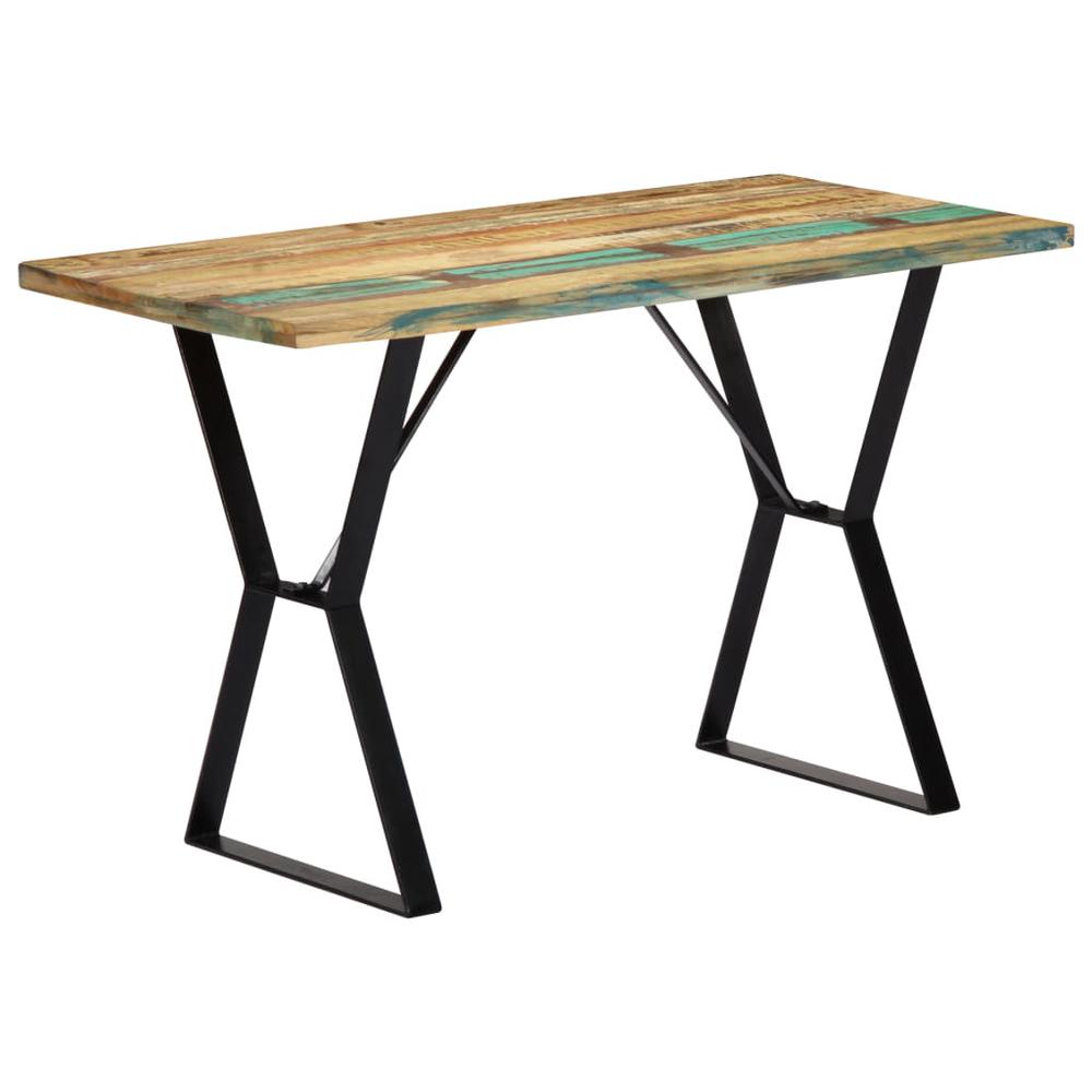 vidaXL Dining Table 47.2"x23.6"x29.9" Solid Reclaimed Wood, 247950. Picture 11