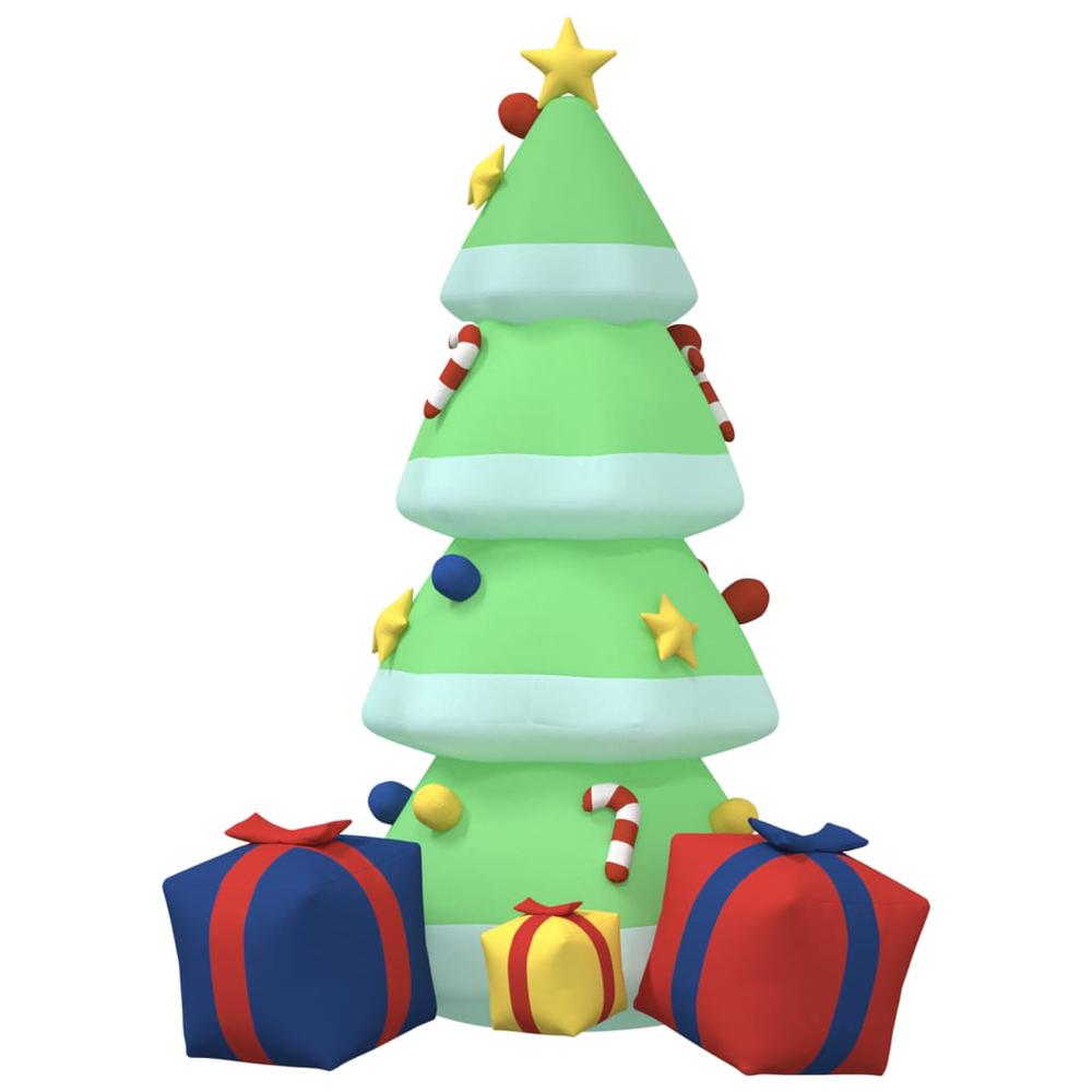 vidaXL Inflatable Christmas Tree with LEDs 94.5". Picture 3