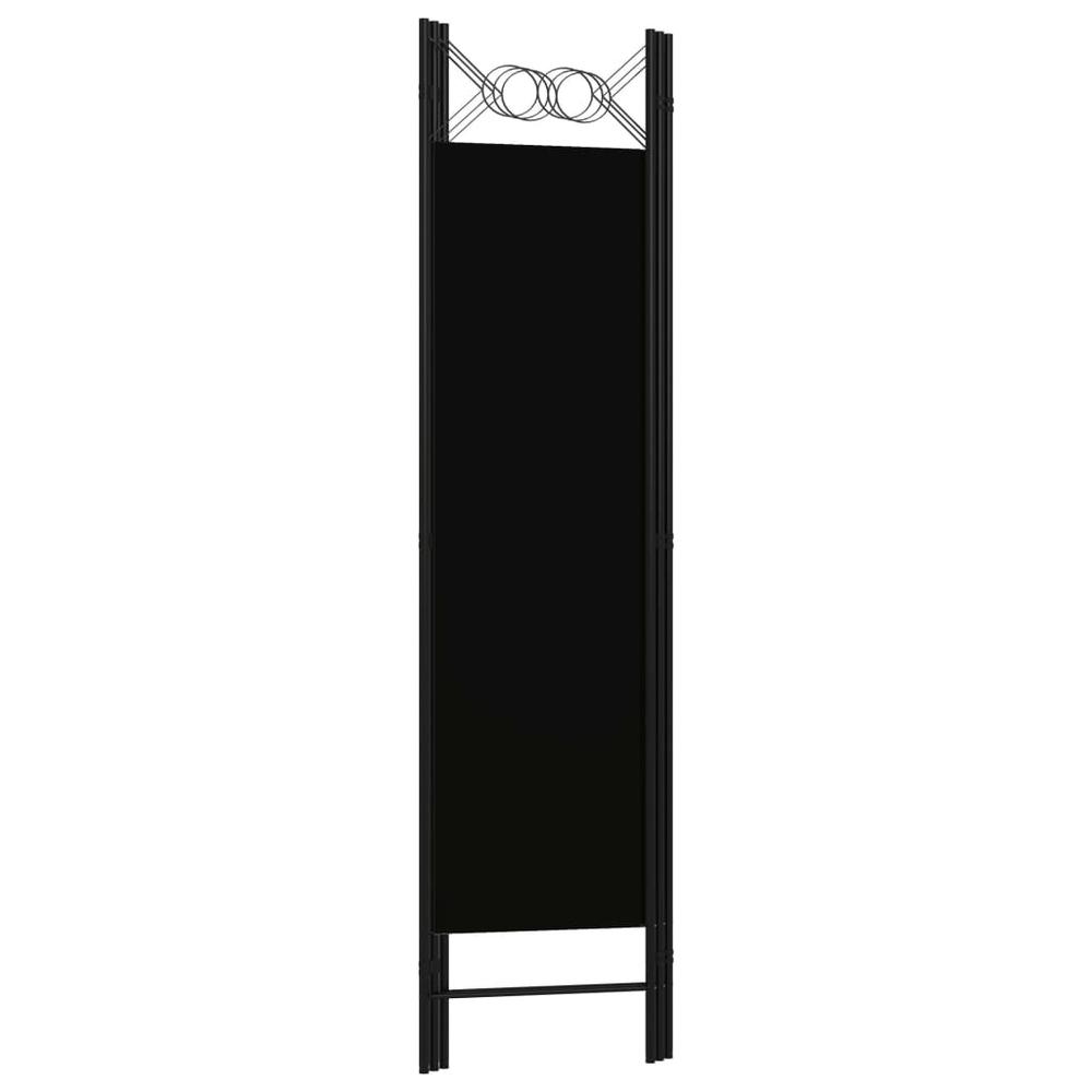 vidaXL 3-Panel Room Divider Black 47.2"x70.9". Picture 4