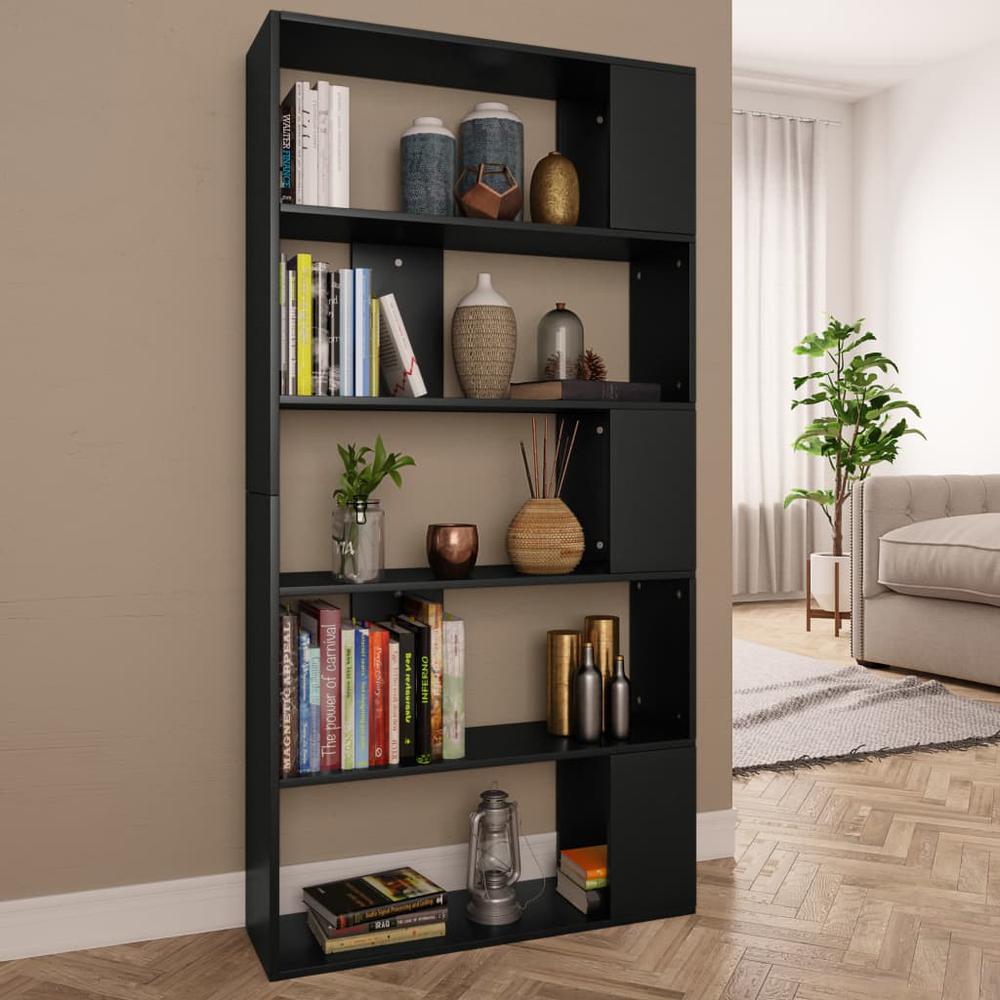 vidaXL Book Cabinet/Room Divider Gray Sonoma 23.6 x11.8 x78, 1 pcs