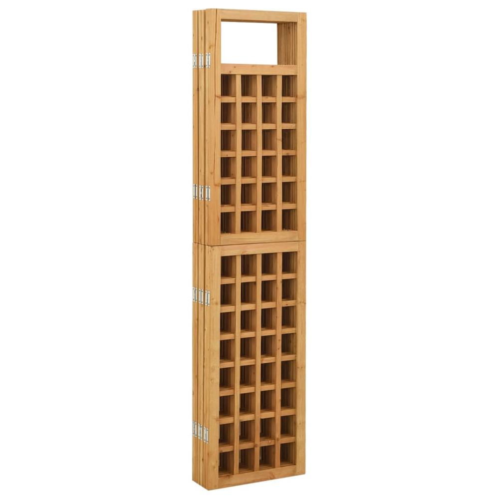 vidaXL 6-Panel Room Divider/Trellis Solid Fir Wood 95.5"x70.9". Picture 4