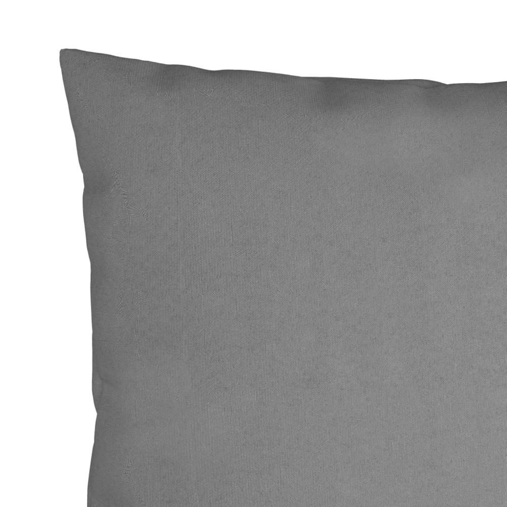 vidaXL Throw Pillows 4 pcs Gray 15.7"x15.7" Fabric. Picture 4