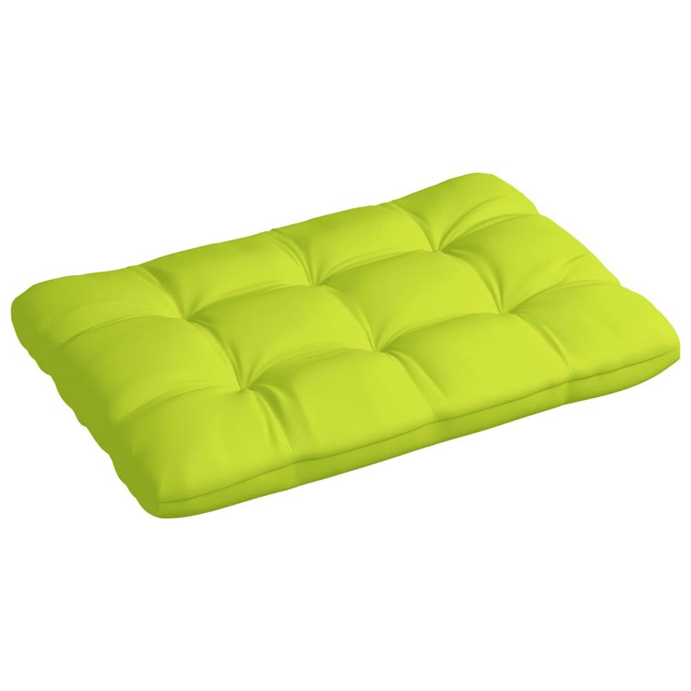 vidaXL Pallet Sofa Cushion Bright Green 47.2"x31.5"x3.9". Picture 2