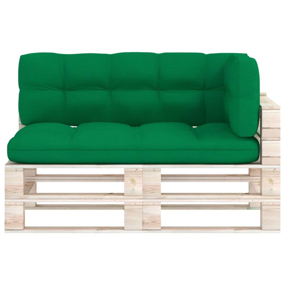 vidaXL Pallet Sofa Cushions 3 pcs Green, 314563. Picture 3