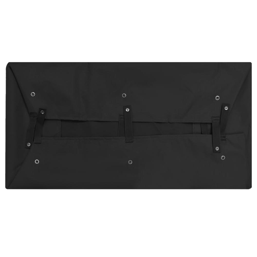 vidaXL Garden Cart Liner Black 33.9"x18.1"x8.7" Fabric. Picture 3