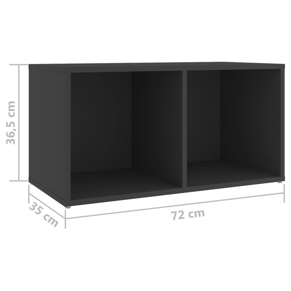 vidaXL 5 Piece TV Cabinet Set Gray Engineered Wood, 3080008. Picture 11