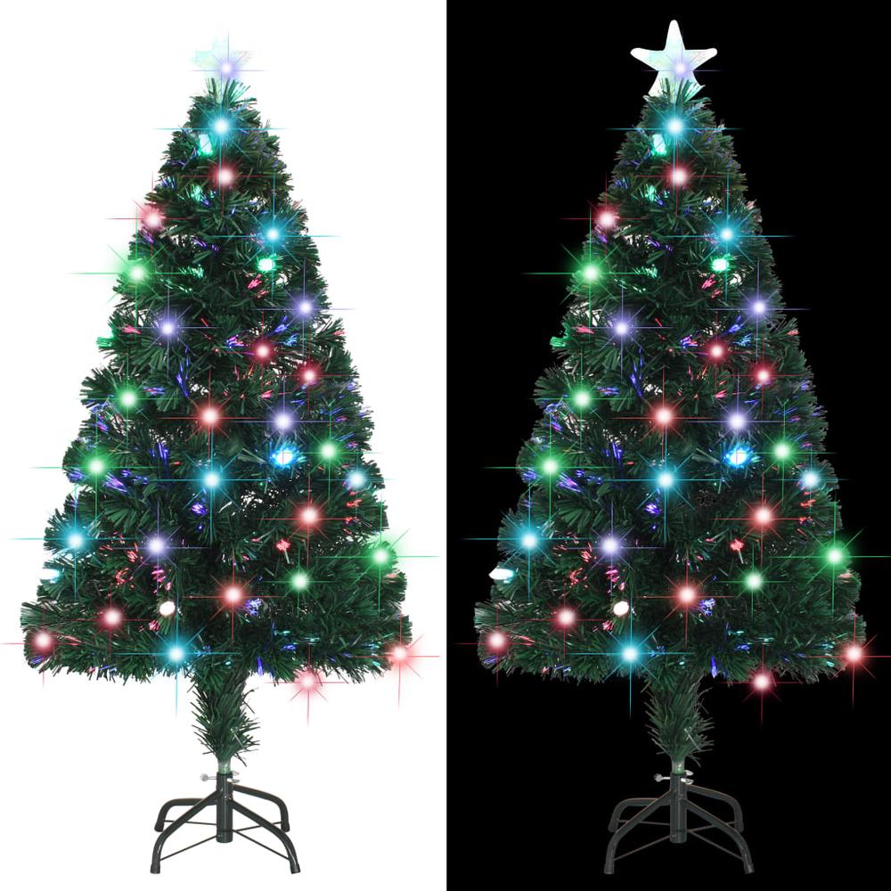 vidaXL Artificial Christmas Tree with Stand/LED 47.2" 135 Branches, 321497. Picture 1