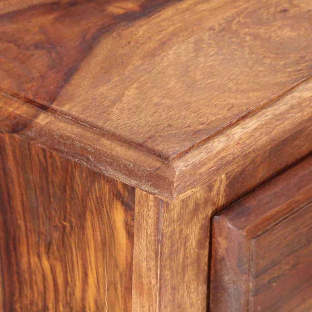 vidaXL Drawer Cabinet 23.6"x13.8"x29.5" Solid Sheesham Wood. Picture 4