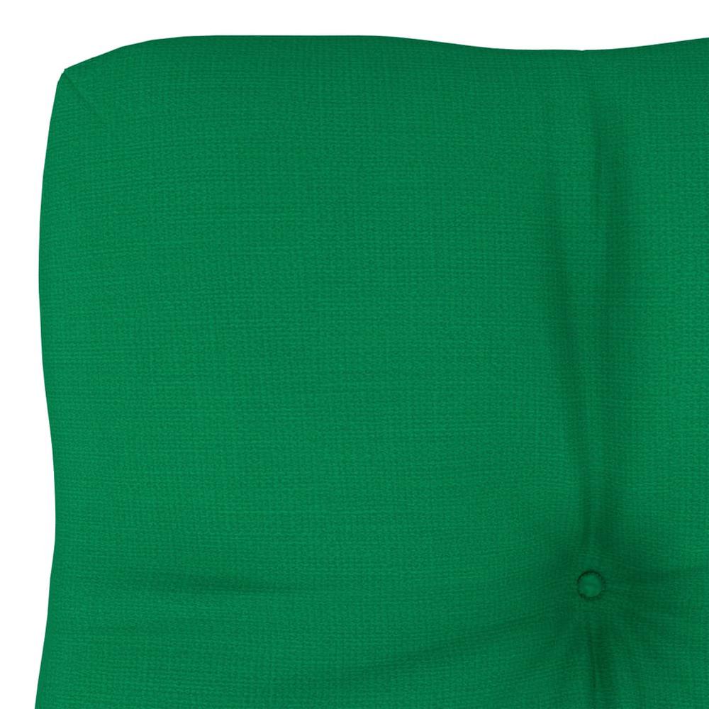 vidaXL Pallet Sofa Cushion Green 23.6"x15.7"x3.9". Picture 3