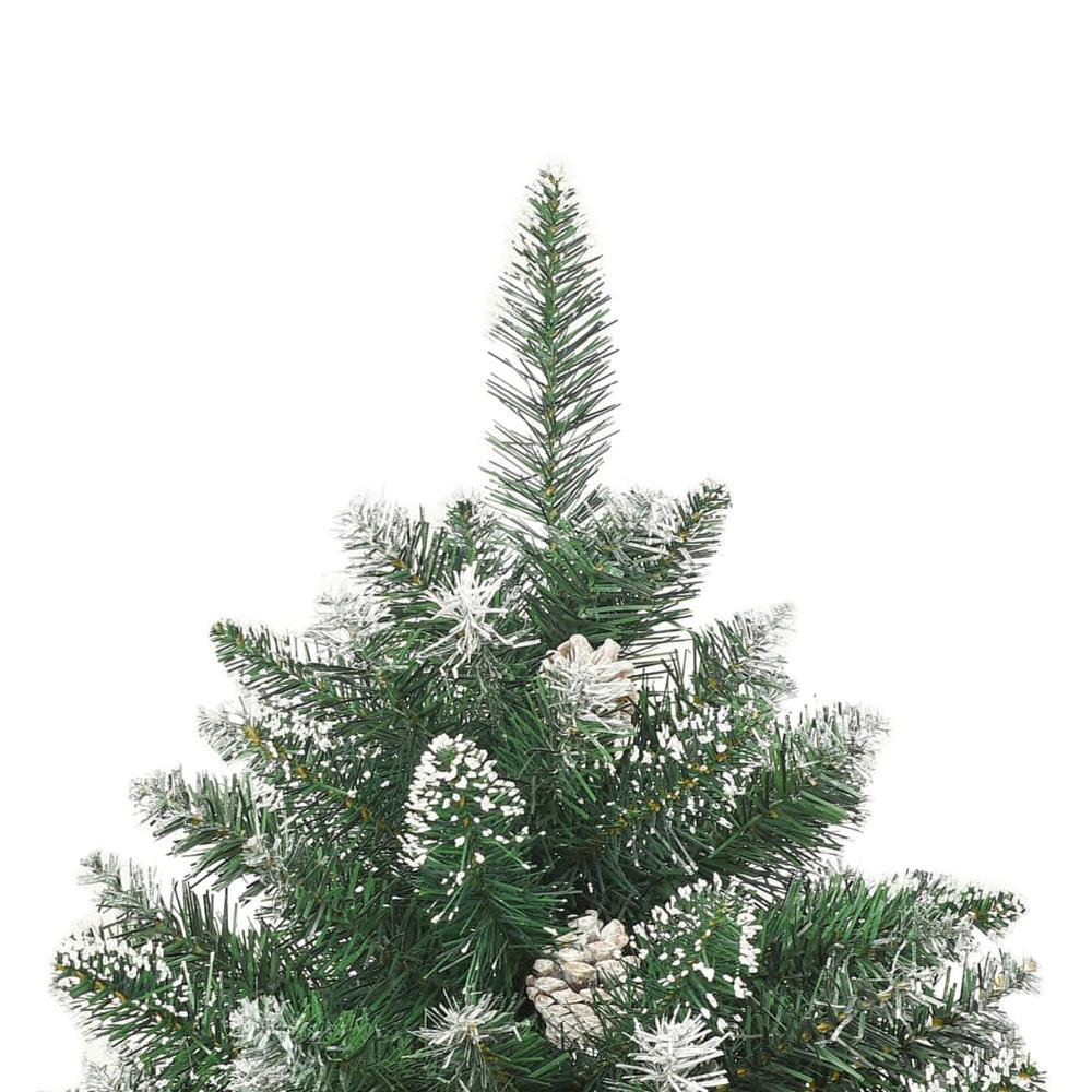vidaXL Artificial Christmas Tree with Stand 47.2" PVC. Picture 4