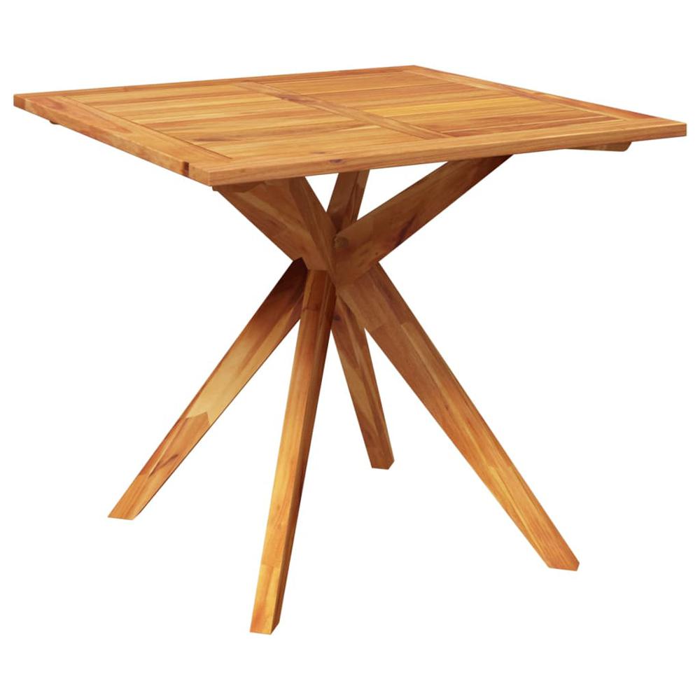 vidaXL Patio Table 33.5"x33.5"x29.5" Solid Wood Acacia, 316256. Picture 2