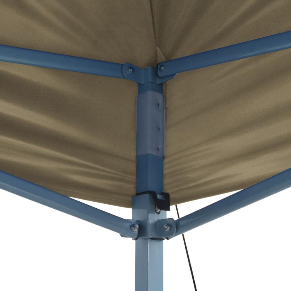vidaXL Foldable Tent Pop-Up 9.8'x19.7' Cream White, 42507. Picture 3