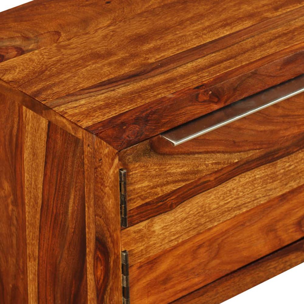 vidaXL TV Cabinet Solid Sheesham Wood 47.2"x11.8"x11.8". Picture 4