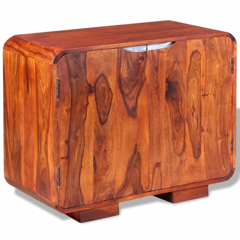 vidaXL Sideboard Solid Sheesham Wood 29.5"x13.8"x23.6". Picture 3