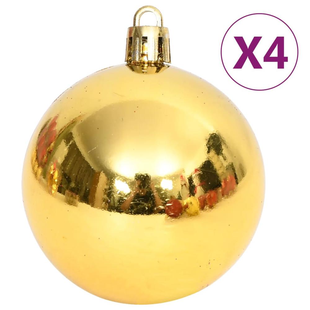 vidaXL 108 Piece Christmas Bauble Set Gold and Red. Picture 4