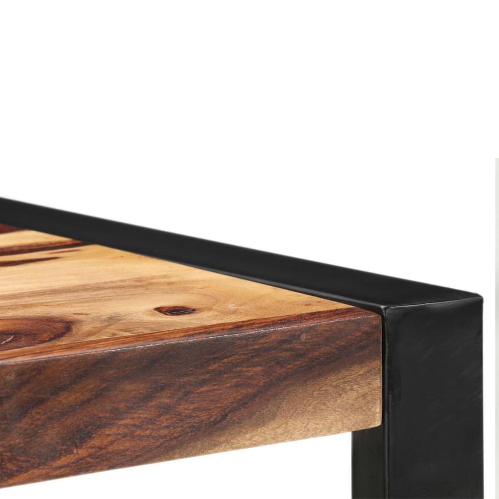 vidaXL Bar Table 23.6"x23.6"x43.3" Solid Sheesham Wood. Picture 3