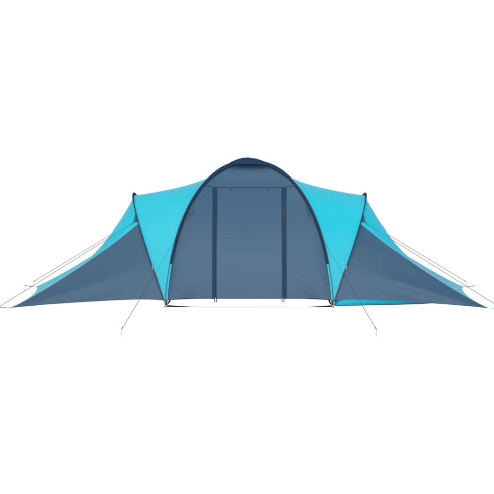 vidaXL Camping Tent 6 Persons Blue and Light Blue. Picture 4