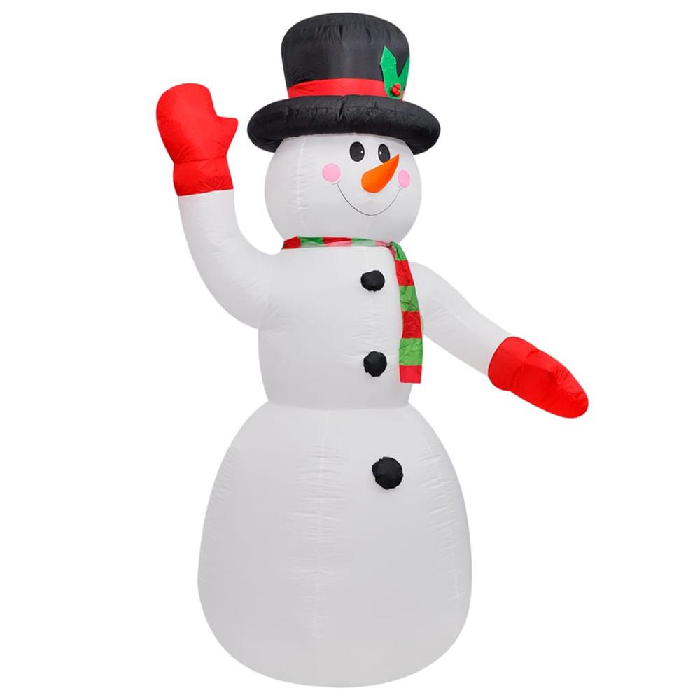 vidaXL Christmas Inflatable Snowman 94.5". Picture 1
