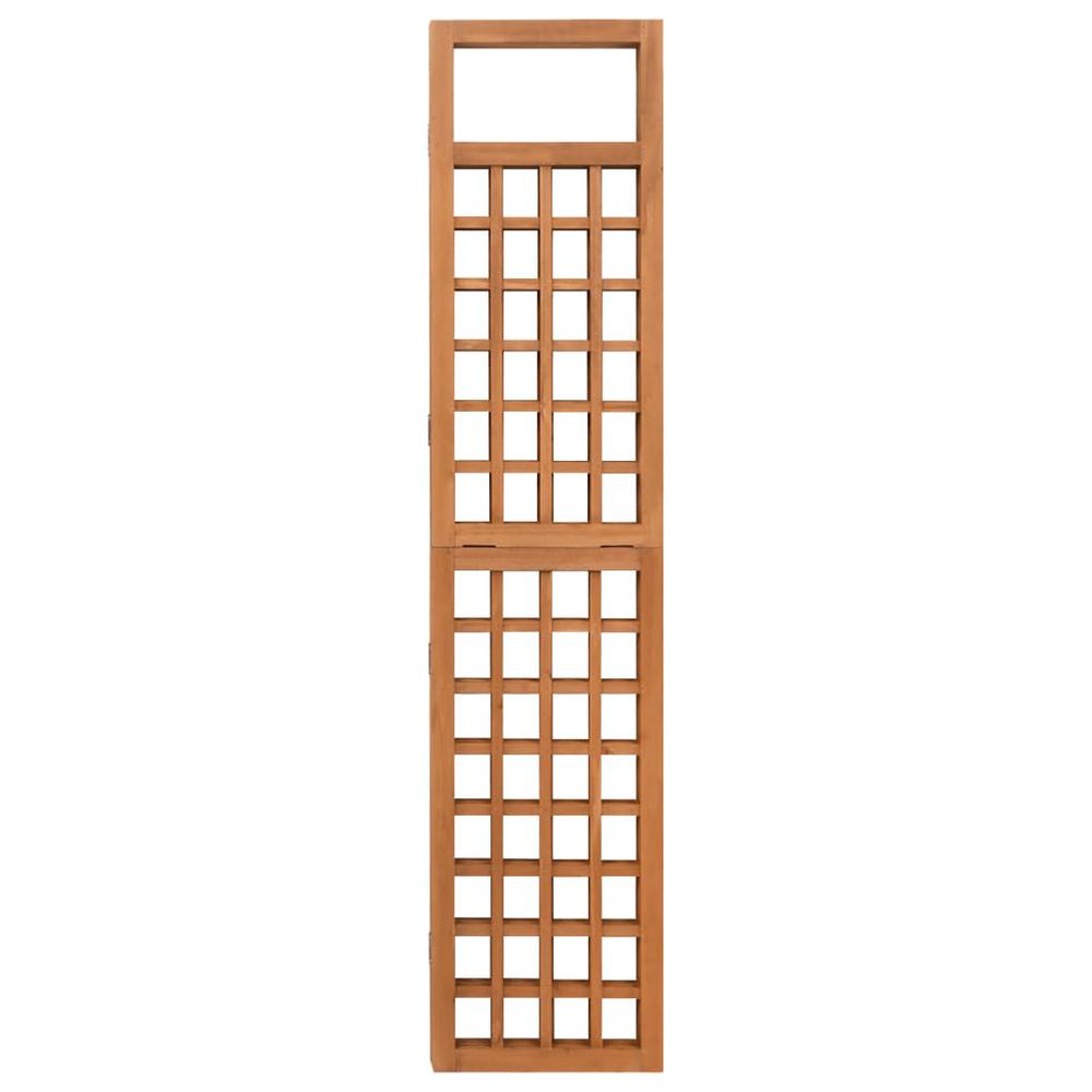 vidaXL 3-Panel Room Divider/Trellis Solid Fir Wood 47.6"x71.1". Picture 4