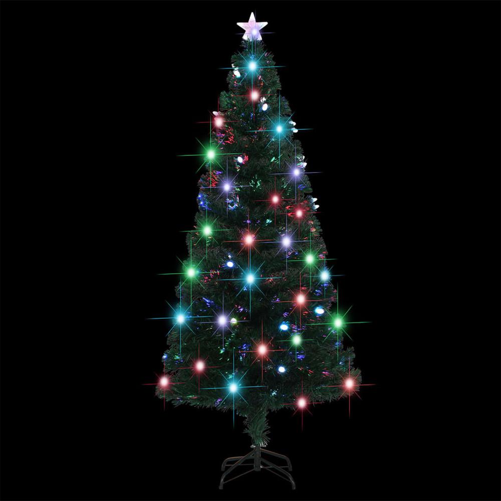 vidaXL Artificial Christmas Tree with Stand/LED 59.1" Fiber Optic. Picture 3