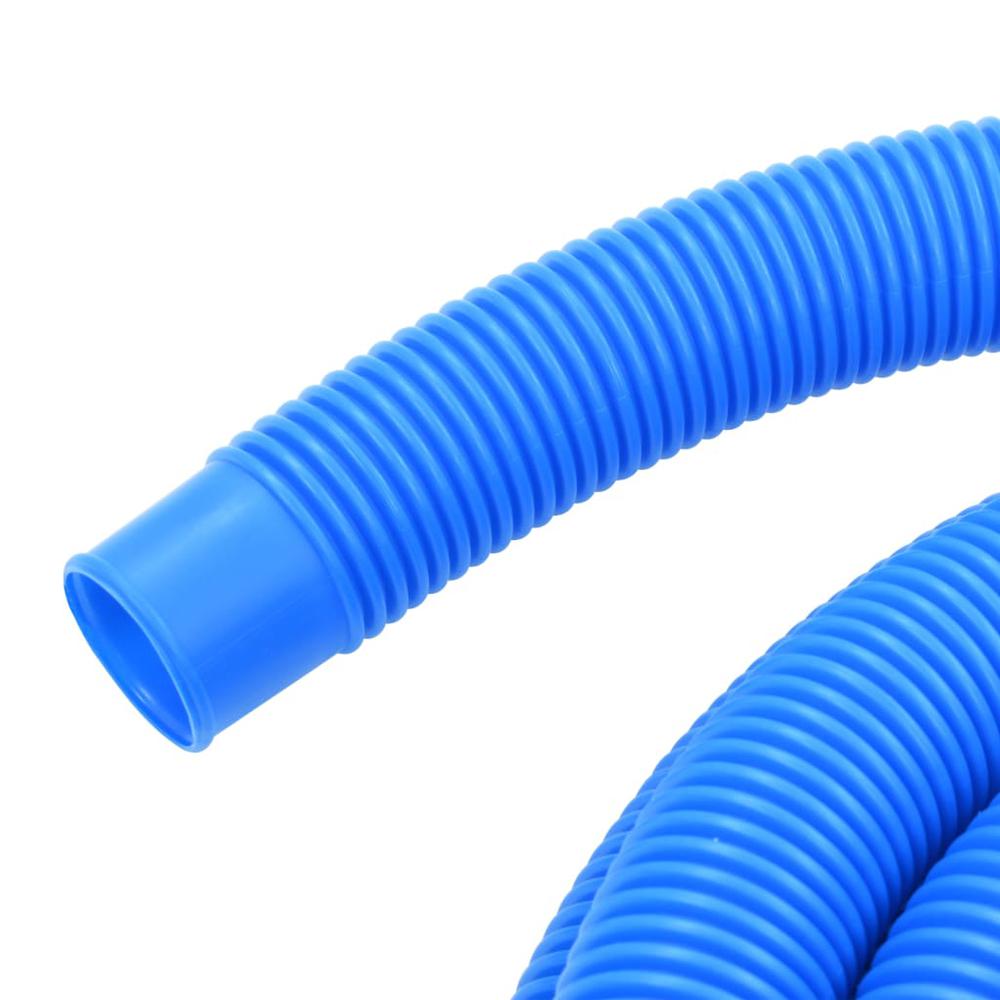 vidaXL Pool Hose with Clamps Blue 1.4" 19.6', 91749. Picture 4