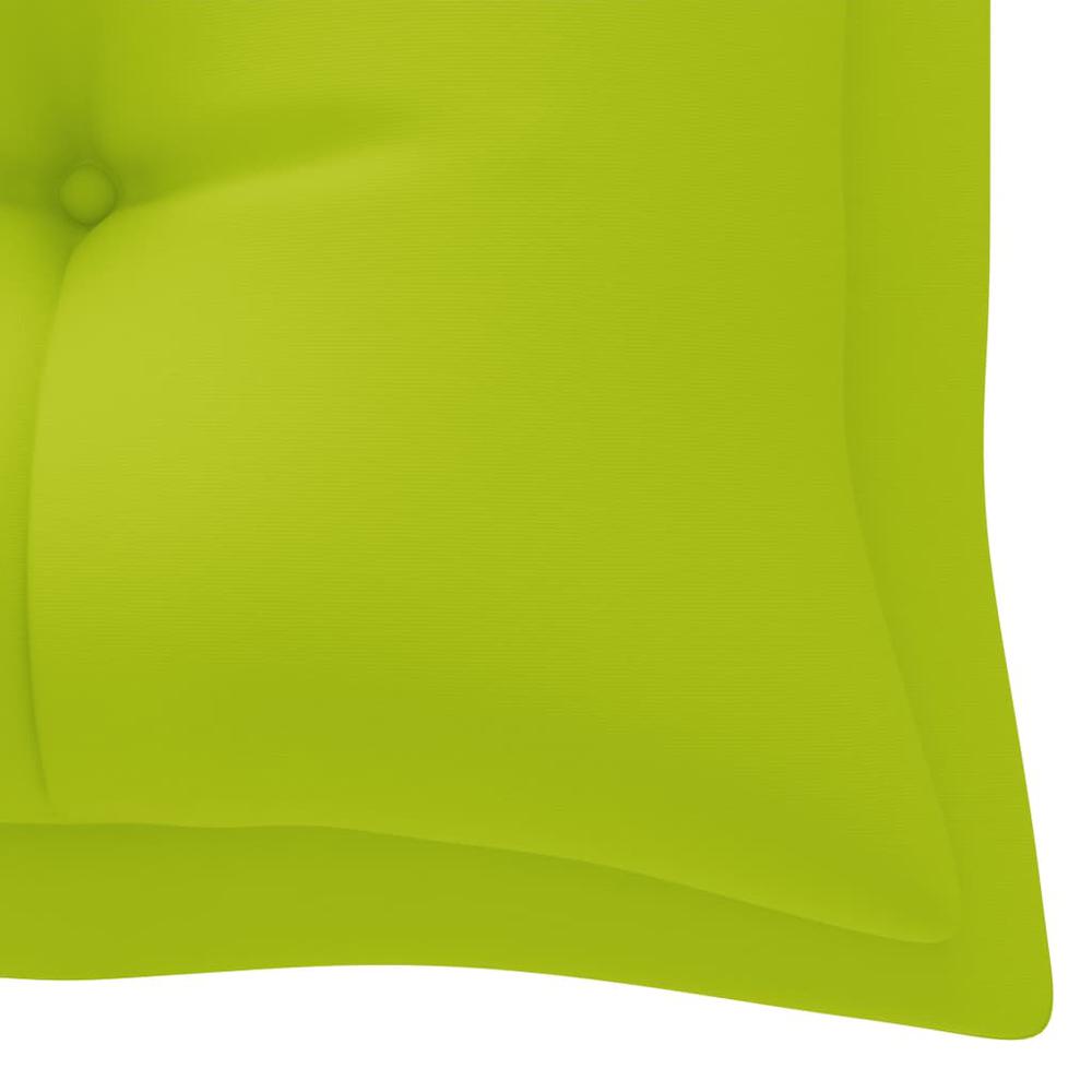 vidaXL Garden Bench Cushion Bright Green 70.9"x19.7"x2.8" Fabric. Picture 4