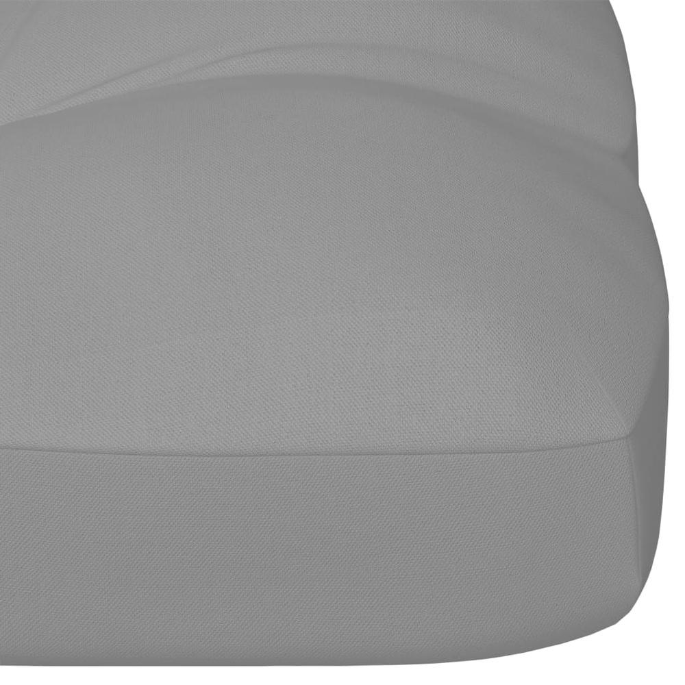 vidaXL Pallet Sofa Cushion Gray 47.2"x15.7"x3.9". Picture 4