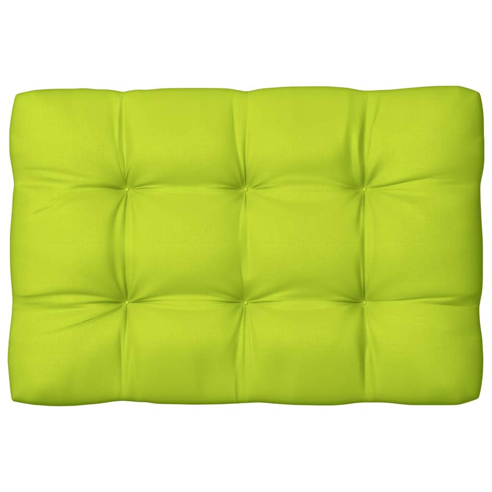 vidaXL Pallet Sofa Cushion Bright Green 47.2"x31.5"x3.9". Picture 1