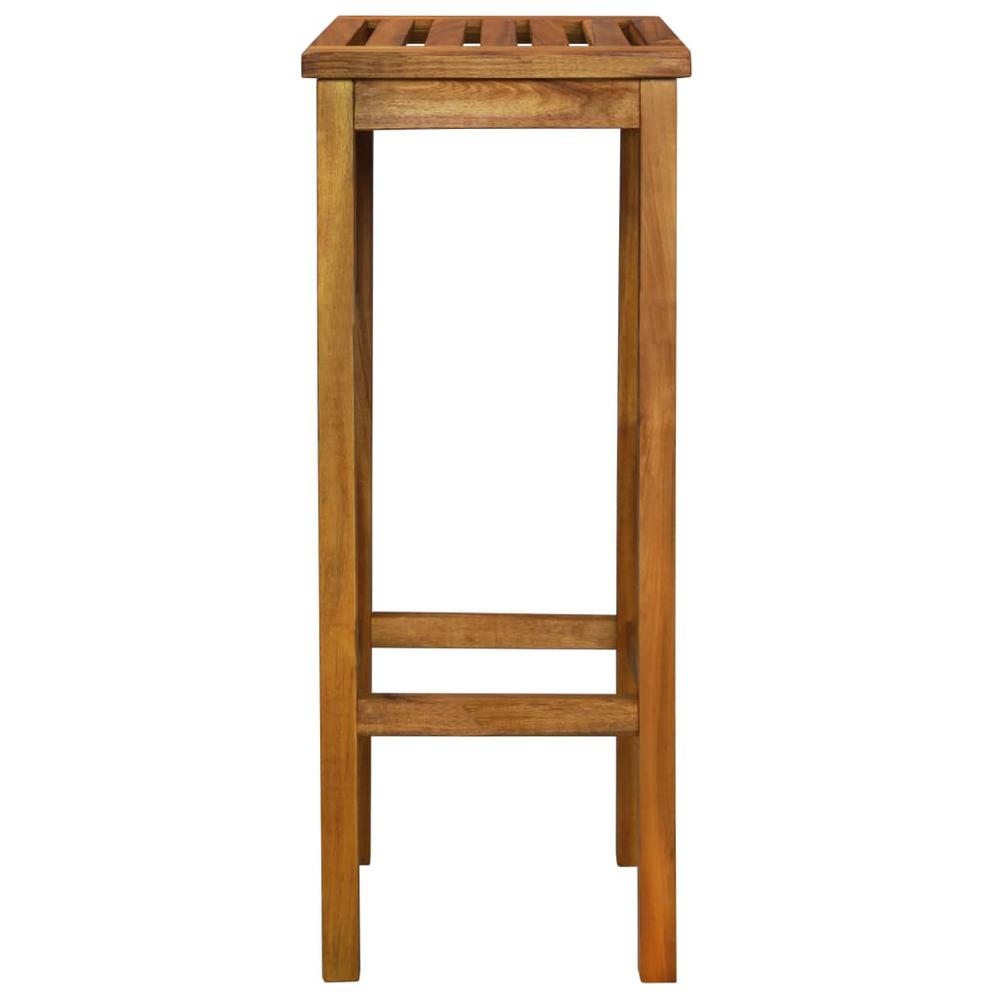 vidaXL Bar Chairs 2 pcs Solid Acacia Wood, 44016. Picture 4