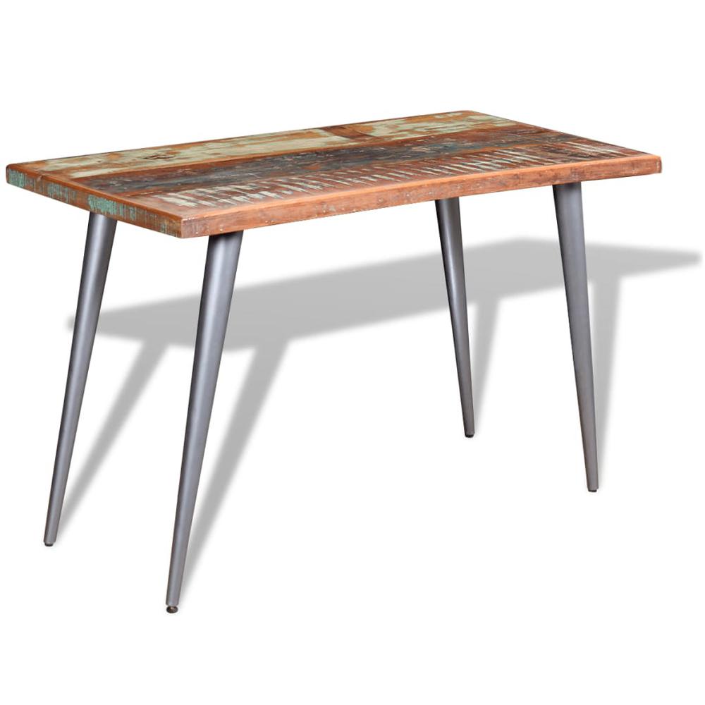 vidaXL Dining Table Solid Reclaimed Wood 47.2"x23.6"x30", 244242. Picture 1