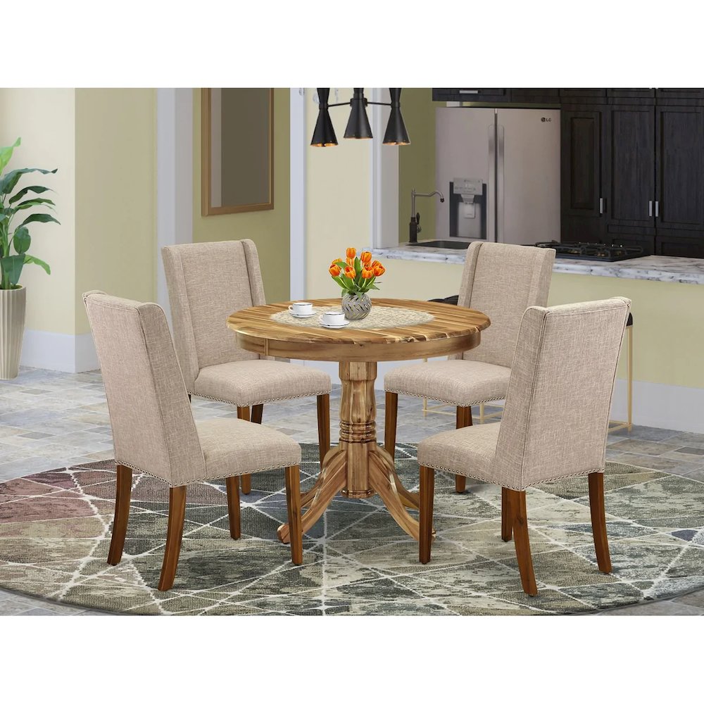 Dining Room Set Natural, ANFL5-ANA-04. Picture 10