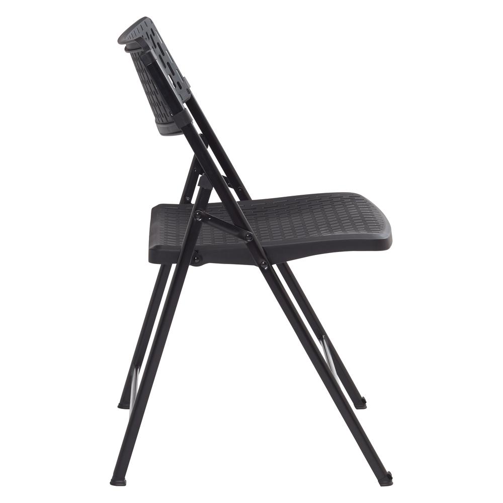 NPS® AirFlex Series Premium Polypropylene Folding Chair, Black (Pack of 4). Picture 3