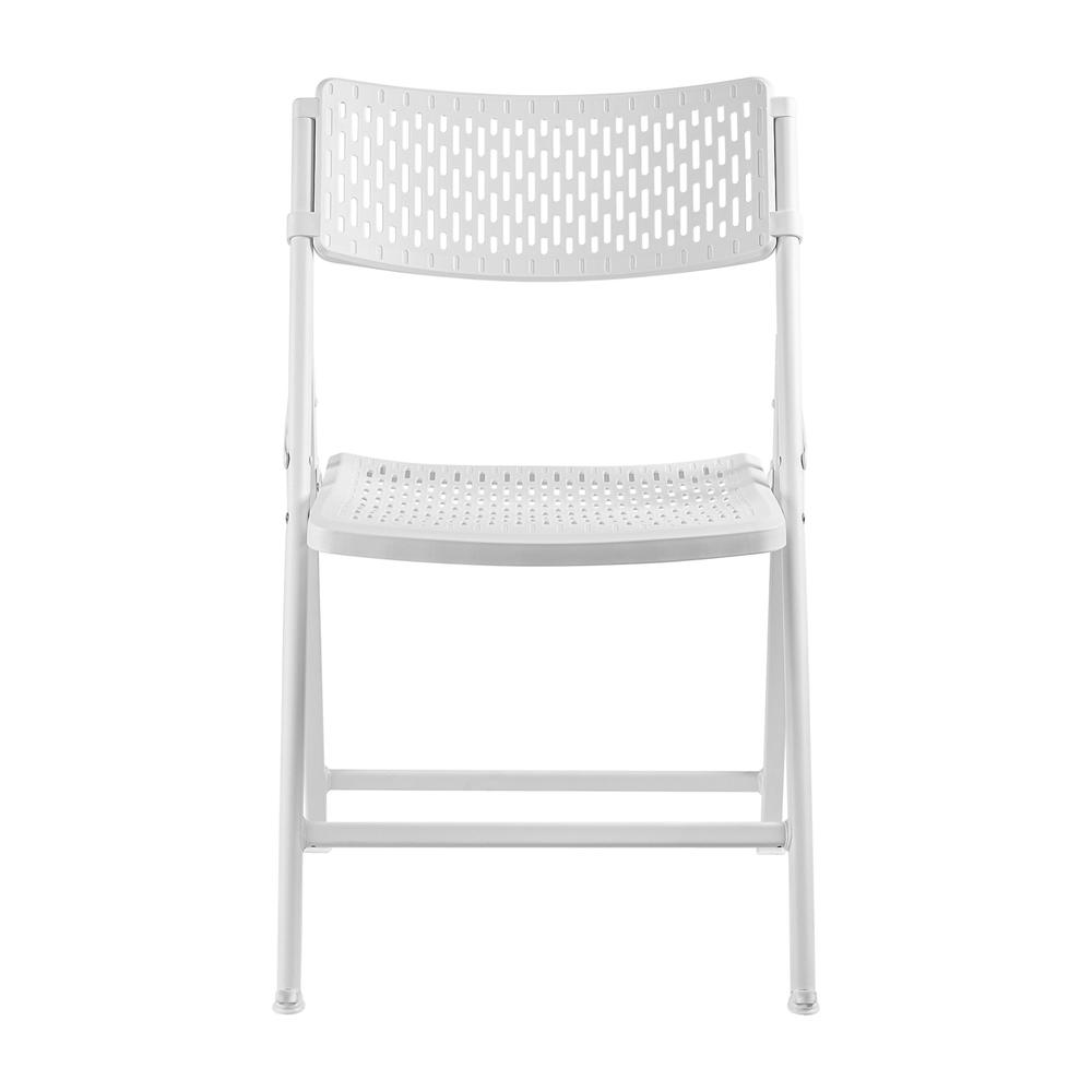 NPS® AirFlex Series Premium Polypropylene Folding Chair, White (Pack of 4). Picture 3