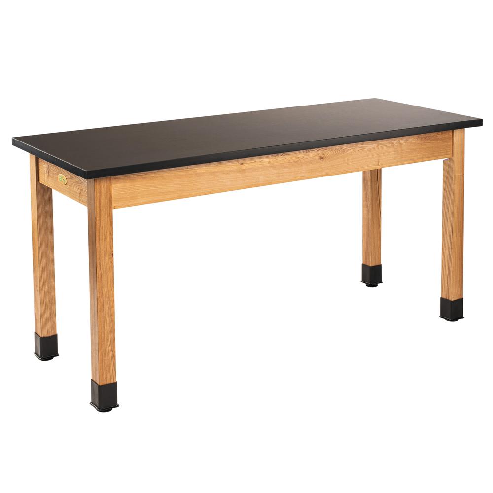 NPS® Wood Science Lab Table, 24 x 60 x 30, Chemical Resistant Top. Picture 3