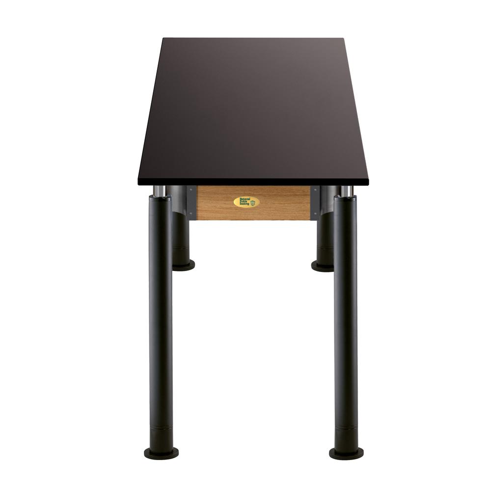 NPS® Signature Science Lab Table, Black, 24 x 72, Phenolic Top,. Picture 3