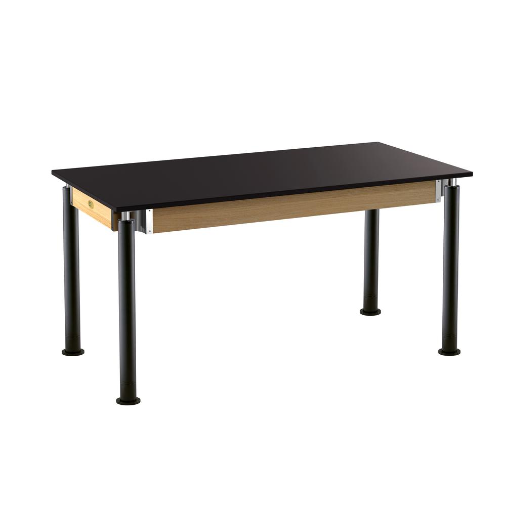 NPS® Signature Science Lab Table, Black, 30 x 60, Phenolic Top,. The main picture.